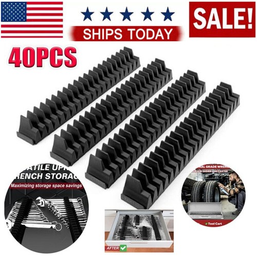 40 Magnetic Wrench Organizer Widget Portable Tool Storage Shelf Practical Wrench