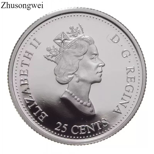 2000 Canada 25 cents April Health Coin - Free shipping - Picture 2 of 2