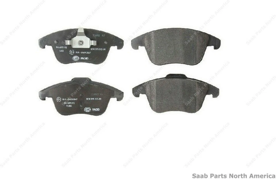 Juego de pastillas de freno delanteras para Volvo V60 Turbo 2015 2,5 L L5 gas DOHC PN# 355012891 Hell Foto 2 de 2