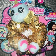 ScrunchMiez Gold Roxanne 42 Llamacorn Sequin Hair Scrunchy Series 1 ULTRA RARE