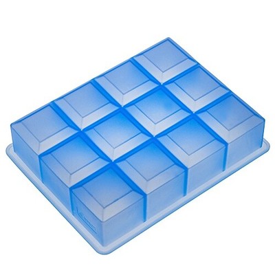 Lurch 20465 Eiswürfelbereiter Whisky aus Silikon für 12 Eiswürfel 4 cm