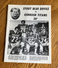 1978- Stout Blue Devils vs Oshkosh Titans- Wisconsin-Football Program — photo 6