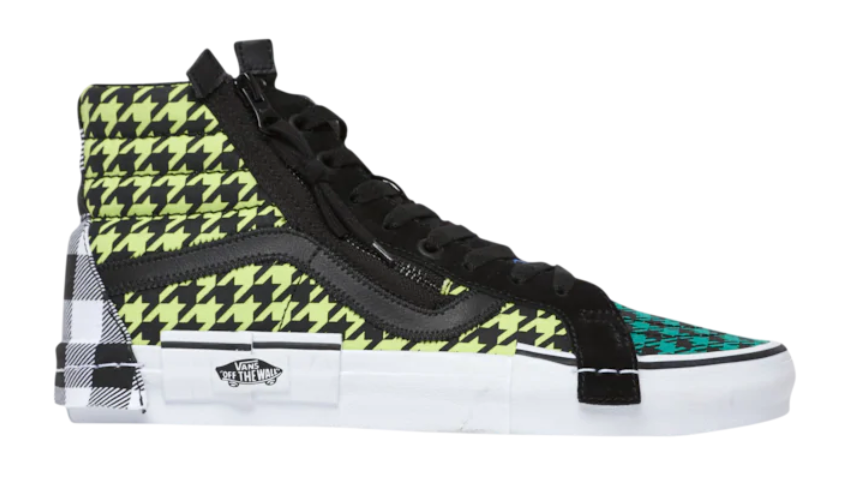 ☆ヴィンテージ1994年製VANS Sk-8 Hi-Top 25㎝ VANS Sk-8 Kids Black White Hi Top Glow in Dark Skate Shoes