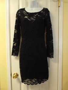 ambiance black lace dress