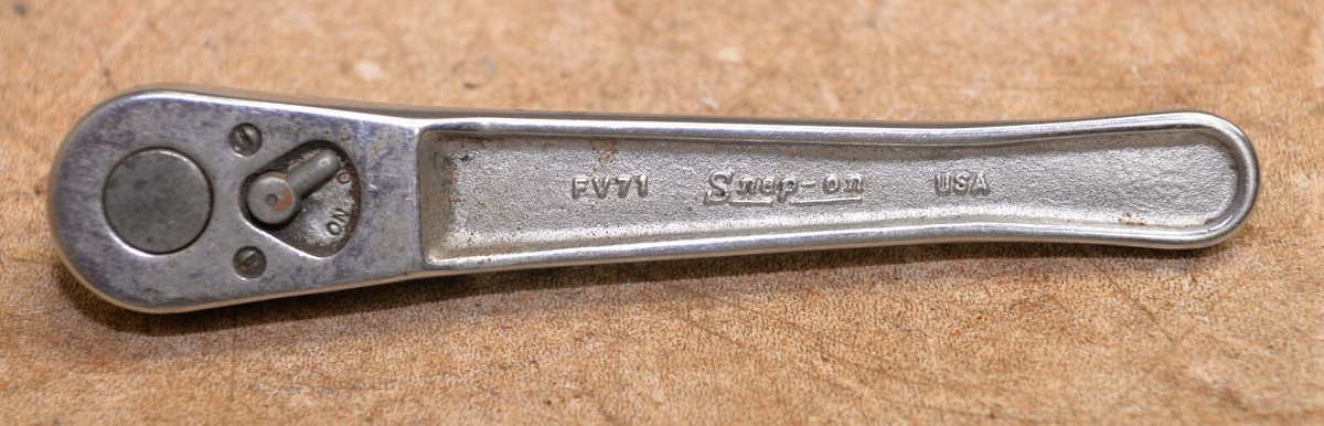 スナップオン snap-on FV71 3/8 MV71 1/4 ラチェットハンドル レンチ 