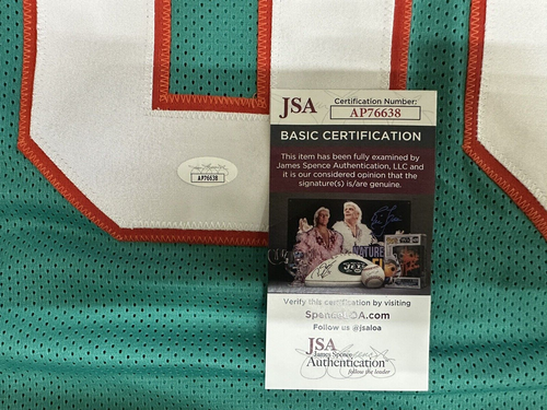 Marv Fleming Signed Miami Dolphins Sports XL Embroidered Jersey JSA COA AP76638 - Picture 4 of 4