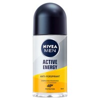 Men Active Energy Antyperspirant W Kulce 50Ml Nivea