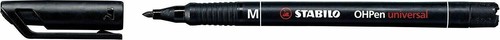 Stabilo Black OHPen Universal Surface Marker CD's Paper Wood Metal OHP Pens - Picture 6 of 7