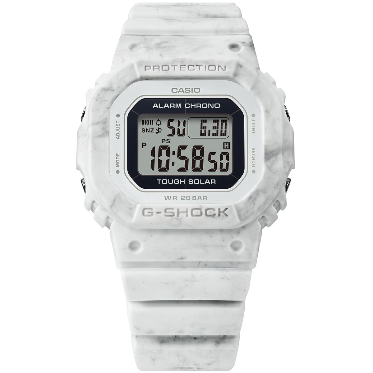 CASIO G-SHOCK GMS-S5600RT-7JF Marble Pattern Solar Digital Watch