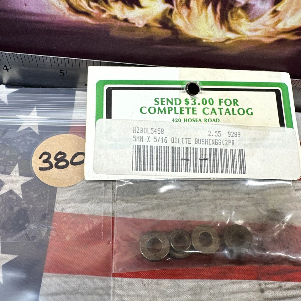 Bolink BL5458 TAMIYA OILITE BUSHINGS {5mm ID x 5/16 OD x 4pc.} -NEW- USA SHIPPED - Image 4 of 4