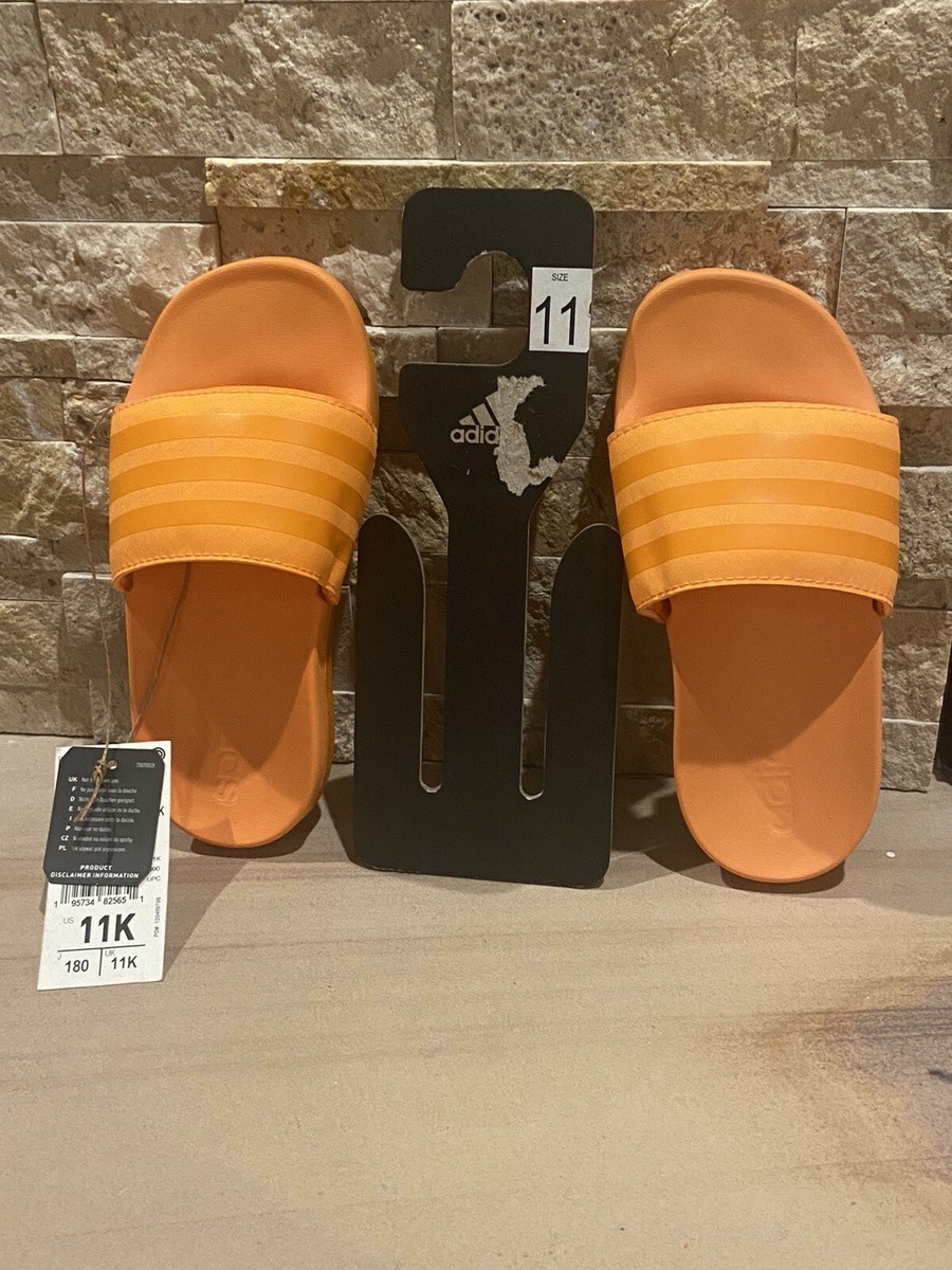 Adidas Adilette Comfort K Orange Peach GW7880 Slide Sandals Kids