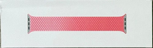 Apple Watch - Genuine 45mm Braided Solo Loop Band - Guava - Size 6 - Photo 2/3