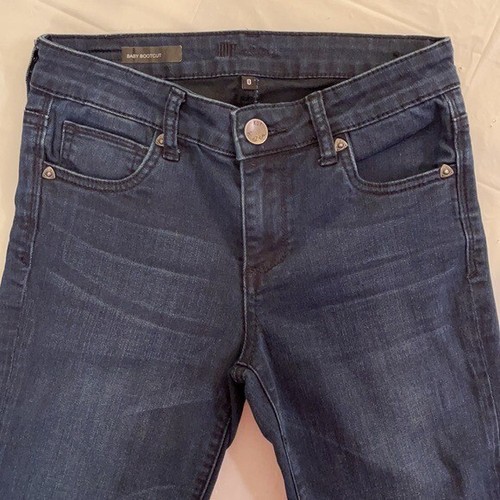 KUT Dark Blue Tall Girls Boot Cut Denim Jeans 0 ($89) - Picture 5 of 12