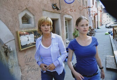 INEZ BJÖRG DAVID & ULRIKE KRIENER - original signiertes Großfoto 20 x 30 cm