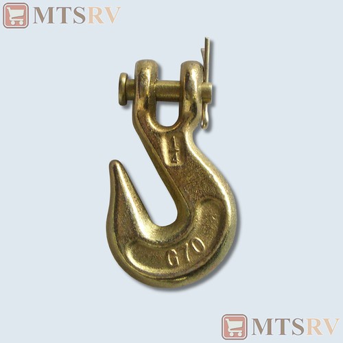 BROPHY GH03 1/4" Clevis Grab Hook Grade 70 - 4-PACK - 12,600 MBS /3,600 WLL NEW - Picture 2 of 2