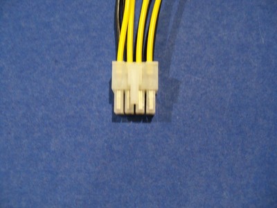AWG #16 COMBINE 1 x HDD 1 x P4 4 PIN TO 1 x EPS 8 PIN USA MADE 4 PIN MOLEX