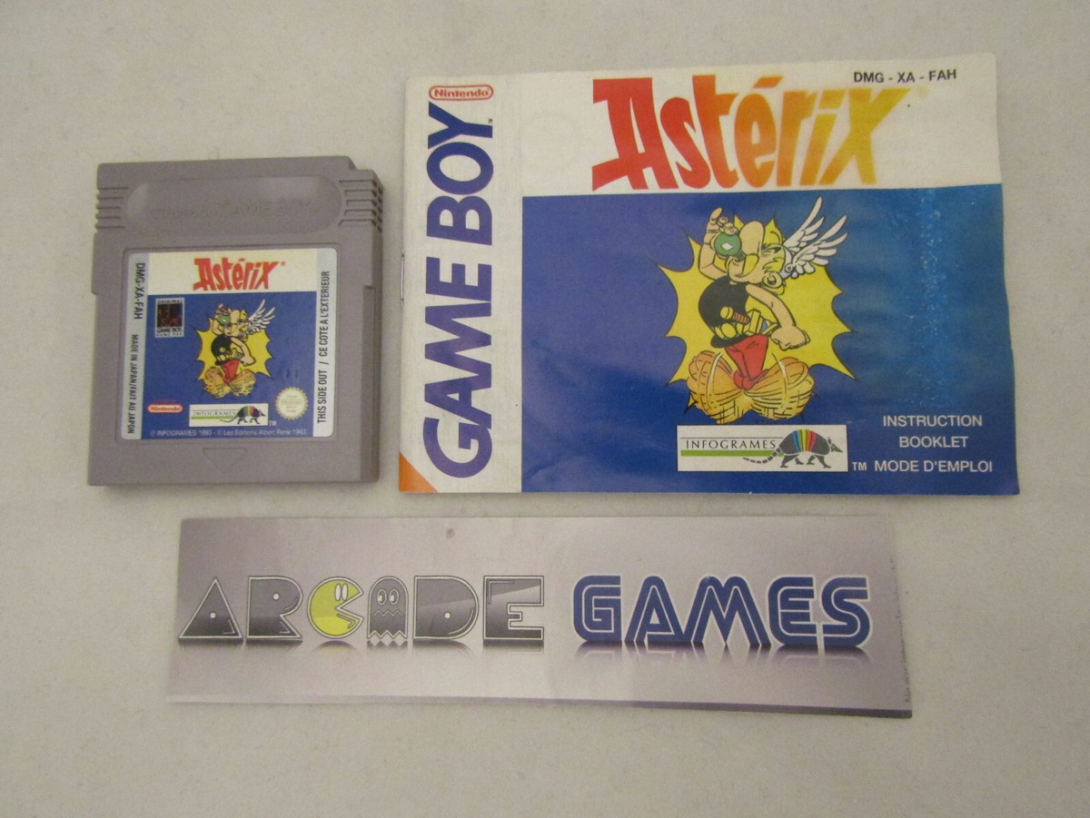 Jeu Astérix Sur Game Boy – Version Complète – Bon état – Collector Rétro Gaming