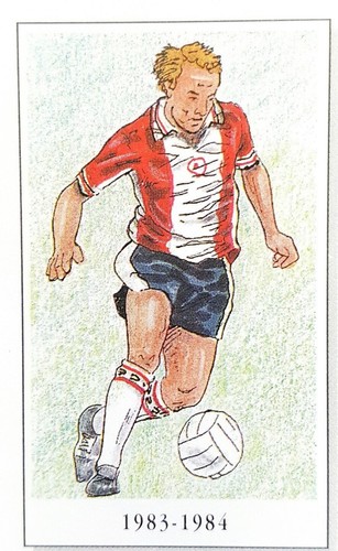 Retro Fußballverein Trikots Bilder im klaren Kühlschrankmagneten - verschiedene Teams - Bild 73 von 92