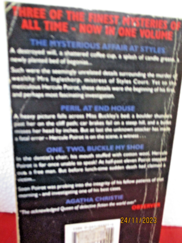 AGATHA CHRISTIE omnibus 3-in-one STYLES, END HOUSE, MY SHOE pb Hercule Poirot - Picture 2 of 5
