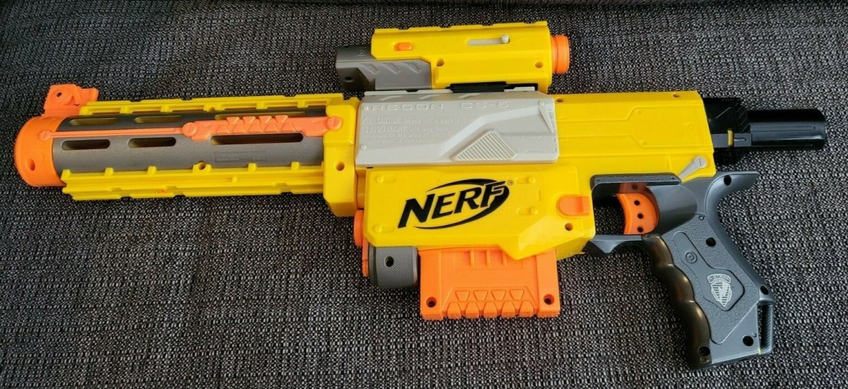 NERF N-Strike Yellow Recon CS-6 Rifle with Laser Sight