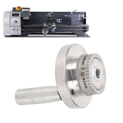 Rueda de mano de aleación de aluminio de funcionamiento eficiente para mini torno 0618 CJ18A 7x14 - Imagen 12 de 22