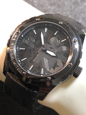 Marc Ecko Men s 45mm Watch All Black UNLTD E12551G1 Wristwatch New Battery