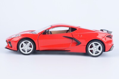 1:24 2020 Chevrolet Corvette C8 Stingray Red w/ Tan Interior