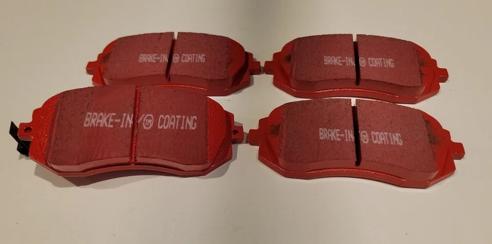 Pastillas de freno delanteras EBC DP31661C Redstuff cerámica bajo polvo para 02-10 Subaru Impreza Foto 4 de 4