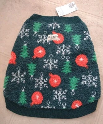 Old Navy Size Lge Pet/ DogSweater Christmas Tree/Ornaments(A10) - Image 1 of 4