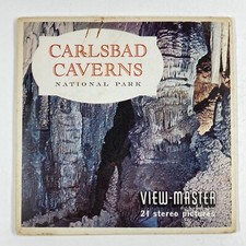 View-Master Sawyers A376 Carlsbad Caverns National Park 3 Reels Sleeve