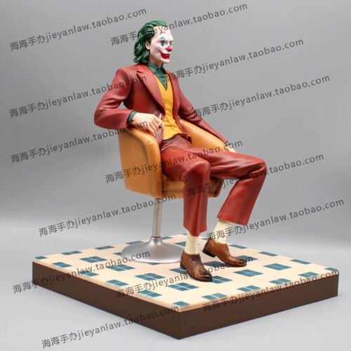 DC Comics Joker Chair Joaquin Phoenix Action Figure Statue Toys Boxed