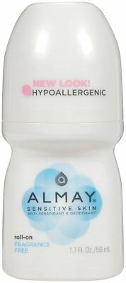 Almay Roll-On Anti-Perspirant & Deodorant Sensitive Skin Unscented 1.7 oz 3 Pack