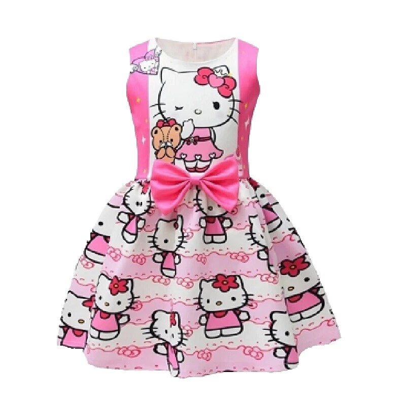 Vestidos Para niñas de poliéster Hello Kitty