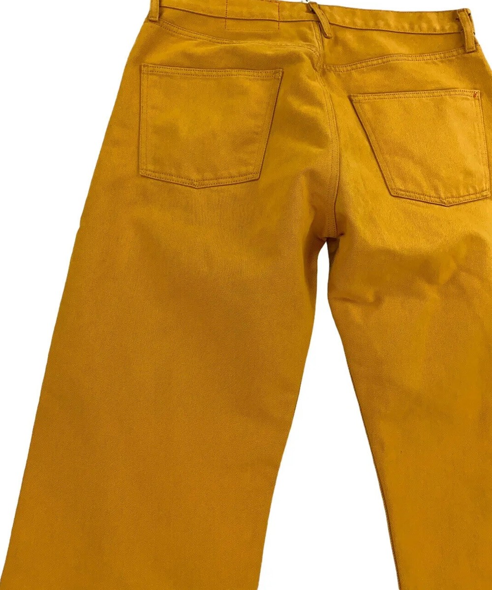 NEW Calvin Klein x Heron Preston Straight Leg Jeans Gold NEW Calvin Klein x Heron Preston Straight Leg Jeans Gold