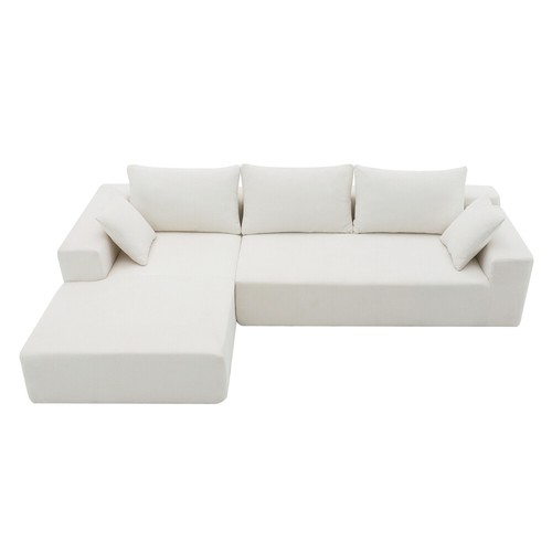 Modular Sectional Sofa Set, Modern Minimalist L-Shape Couch for Living Room,2 PC - Picture 2 of 22