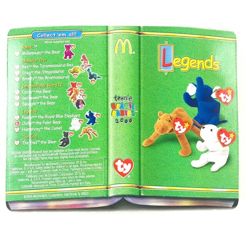 TY McDonald's Beanie Babies Plush Toy 1994 Legends Series Chilly The Polar Bear - Picture 4 of 4