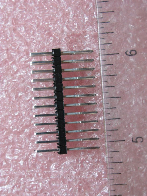 93 PCS SAMTEC MTSW-112-09-T-D-380 Header, 2.54 Mm, Through Hole, 2 Rows, 24