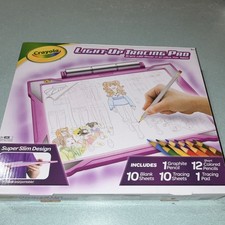 Crayola Light-Up Tracing Pad Drawing Board Set with Sheets  Colored Pencils