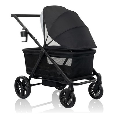 Evenflo Omni Crew 3-in-1 Stroller Wagon - Licorice Black