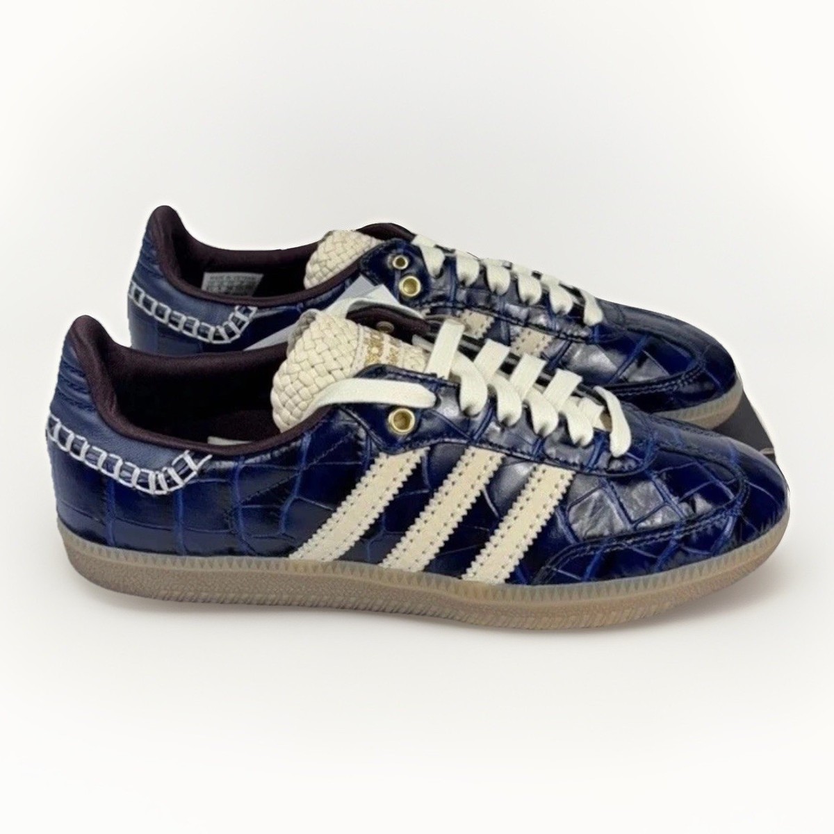 adidas gazelle silver green womens Adidas x Wales Bonner Mens Samba Shoes – Extra Butter main image 0