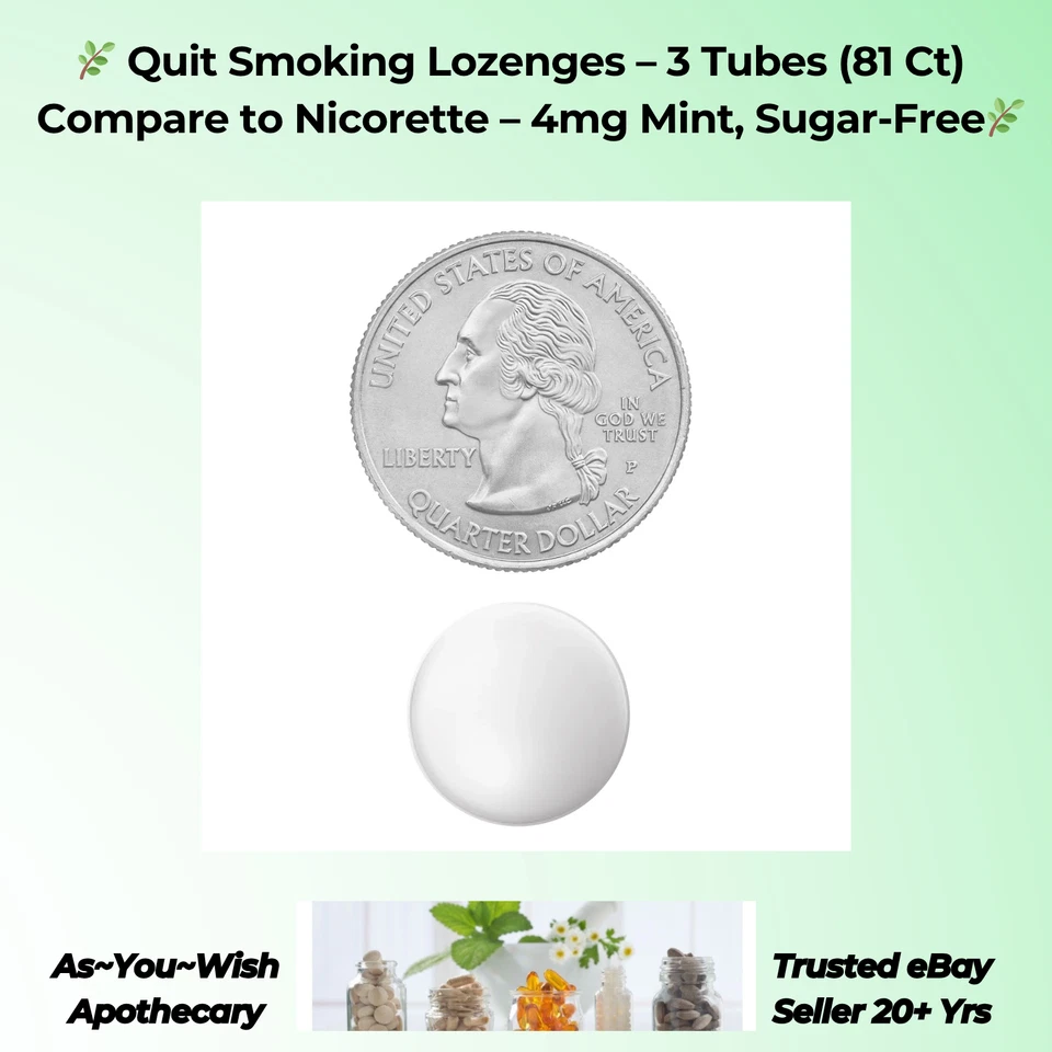 Pastillas Kirkland Signature Quit 2 mg 81 quilates - Como nuevas EXP-10/26 en comparación con Nicorette Foto 3 de 4