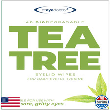 The Eye Doctor Tea Tree Oil Eyelid Wipes - 40...
