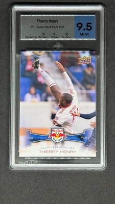 2012 Upper Deck Soccer THIERRY HENRY #99 MTG9.5