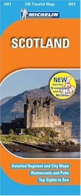 Scotland - Michelin Regional Map 601: Map, Michelin, Used; Very Good Book