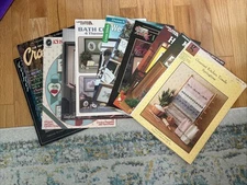 11 Vintage Cross Stitch Pamphlets Var Pub Good Condition
