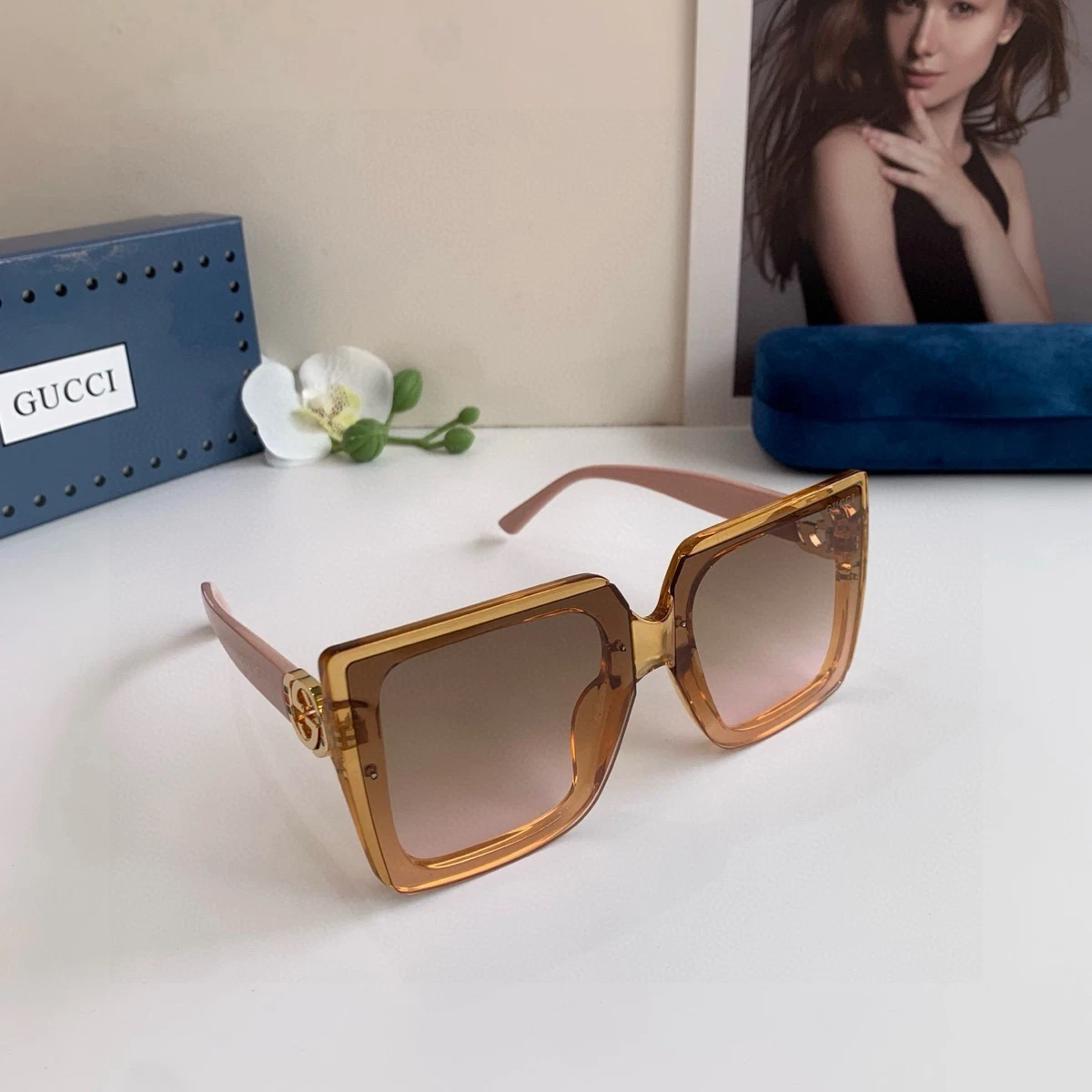 25+ Gucci Pink Square Sunglasses for Women for sale | Updated Oct 2026