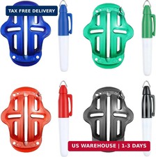 WILLBOND 8 pcs Golf Ball Line Marker Tool Upgrade Your Golf Accessories 4 Markin