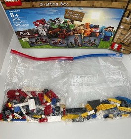 LEGO Minecraft Crafting Box Mojang 21116 Build Your Creation  Few Pieces Missing