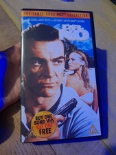 Vintage Vhs Video 1962 - 2000 Release Sealed James Bond 007 Collection Dr No
