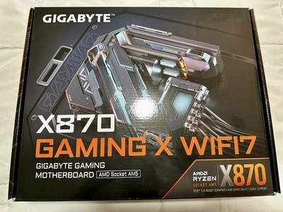 GIGABYTE X870 GAMING X WIFI7 AM5 LGA 1718, ATX, DDR5, 4x M.2, PCIe 5.0, USB4, Wi